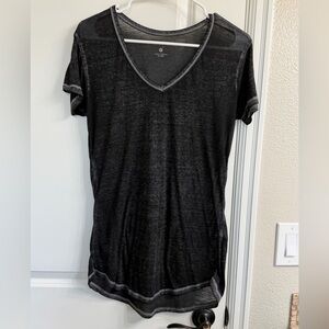 Curfew Women's Black V-Neck Top